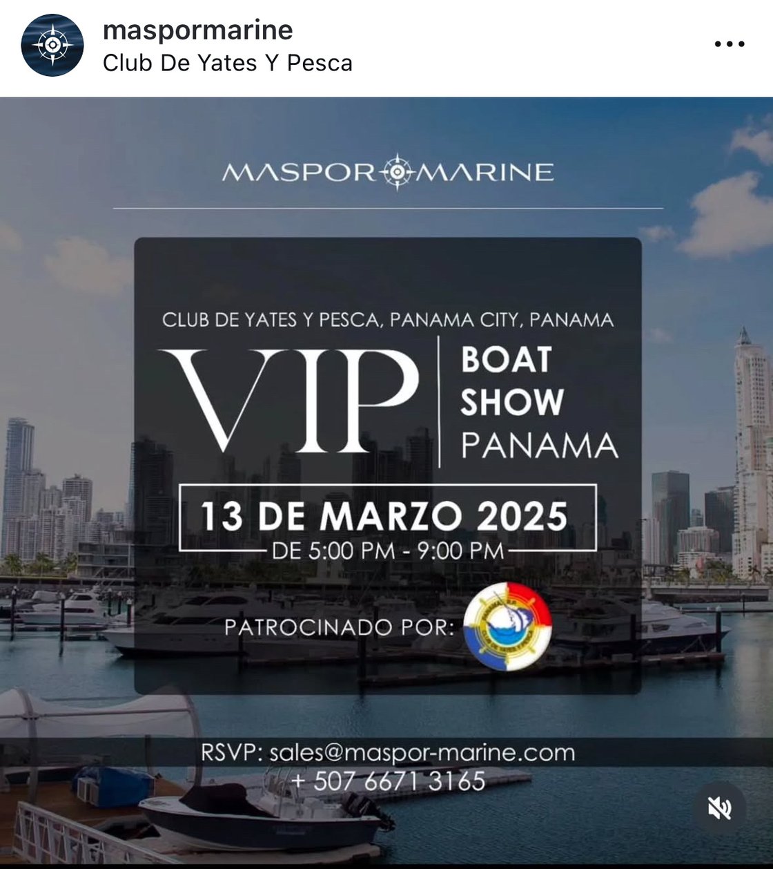 Maspor Marine VIP Event March 13th 5pm-9pm
